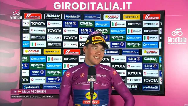 Cycling - Giro d'Italia 2025 - Mads Pedersen : I've enjoyed this Giro d'Italia a lot