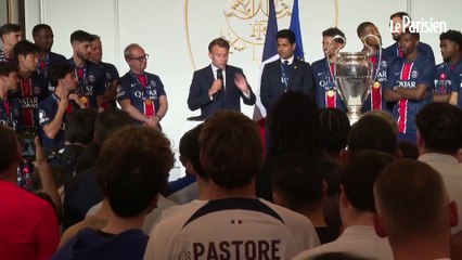 « Vous aviez faim, vous l'avez fait » : Macron encense le PSG après sa victoire