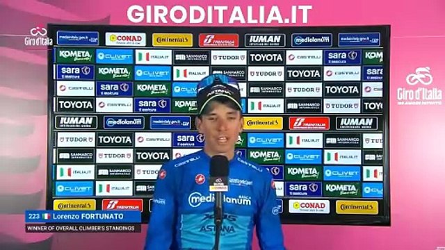 Cycling - Giro d'Italia 2025 - Lorenzo Fortunato : The blue jersey was my goal of the Giro d'Italia