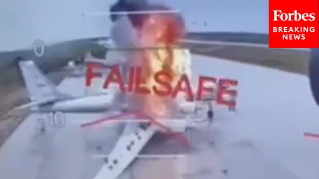 JUST IN: Released Footage Of Ukraine's Drone Attack On Russian Air Fields, Several Bombers Destroyed