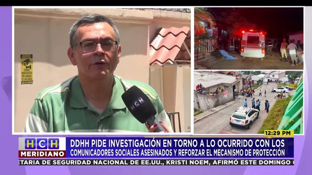 DDHH pide la investigación de los asesinatos de dos comunicadores sociales en las últimas horas