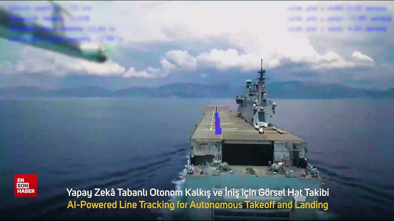 Bayraktar TB3, TCG Anadolu’ya yapay zeka desteğiyle indi