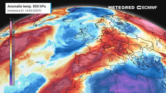 In arrivo temperature diversi gradi sopra media