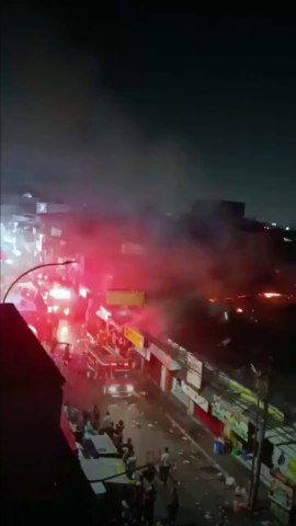 Kebakaran Melanda Resto Ayam Taliwang di Pasar Lama Tangerang, Diduga Akibat Pipa Gas Bocor