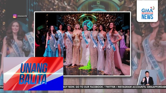 Krishnah Gravidez ng Pilipinas, kinilalang Miss World Asia 2025; pambato ng Thailand na si Opal Suchata, kinoronahang Miss World 2025 | Unang Balita