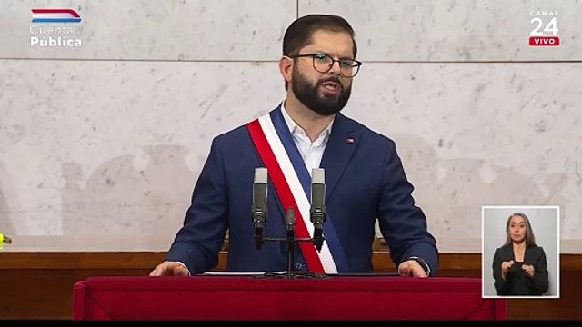 Presidente Boric en la Cuenta Pública: “El estallido social fue la expresión de un legítimo malestar y aún hay heridas abiertas”