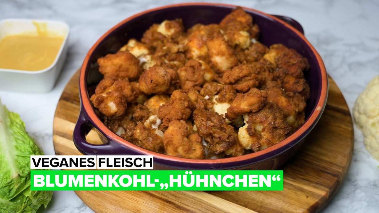 Veganes fleisch: blumenkohl-„hühnchen“