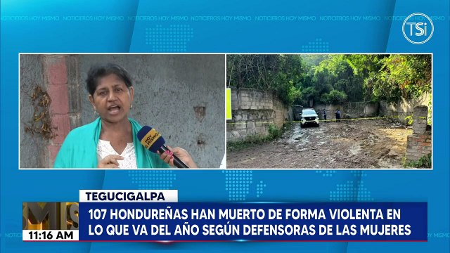 107 muertes violentas de mujeres se registran en 2025, según defensoras