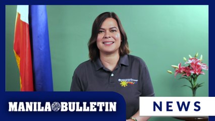 VP Sara cautions public vs dengue, reminds importance of clean surroundings