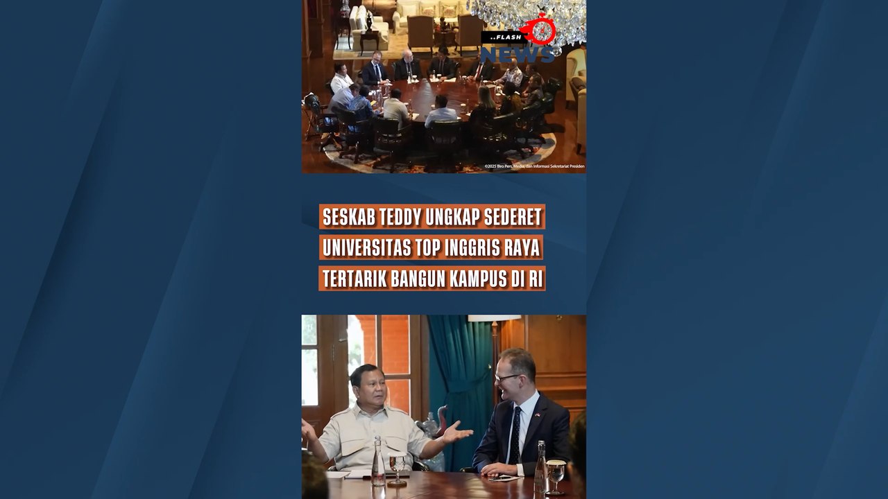 Seskab Teddy Ungkap Sederet Universitas Top Inggris Raya Tertarik Bangun Kampus di RI