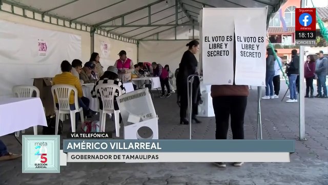 Garantizamos la seguridad en la contienda : Américo Villareal, gobernador de Tamaulipas