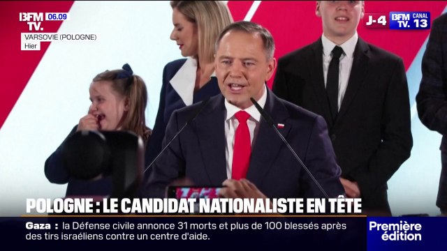 Pologne: le candidat nationaliste Karol Nawrocki en tête de l'élection présidentielle selon les dernières estimations