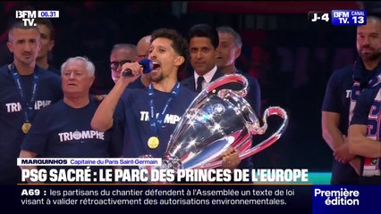 Les joueurs du PSG ont été accueillis en héros au Parc des Princes