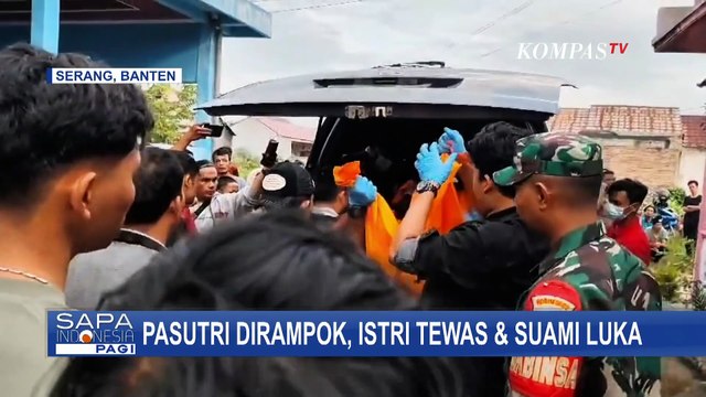 Pasutri di Banten jadi Korban perampokan, Istri Ditemukan Tewas dan Suami Luka