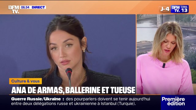 L'actrice Ana de Armas à l'affiche de Ballerina, nouveau film de de l'univers de John Wick