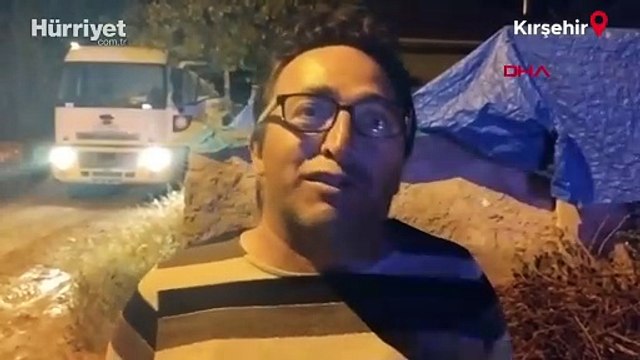 Kırşehir’de sel nedeniyle 1 ev yıkıldı, 3 ev ağır hasar gördü