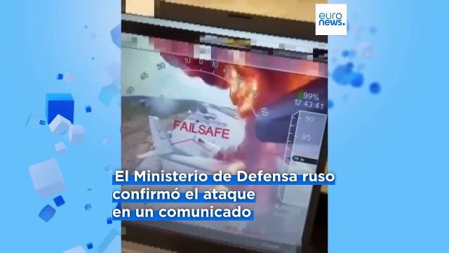 Ucrania alcanza más de 40 bombarderos estratégicos rusos en un ataque masivo con drones, según Kiev