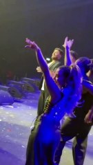 تالا صفوان والمشاهير يلتقون بتامر حسني