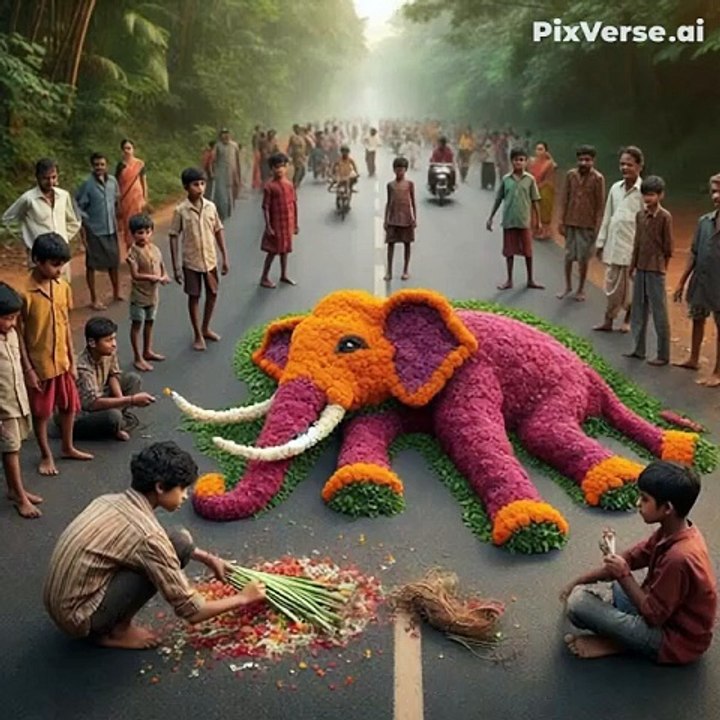 Elephant magic trick??