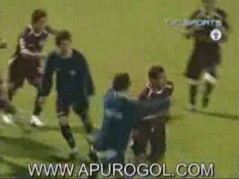 San Martin 1 Lanus 2 Goles de Bravo, Faccioli y Sand