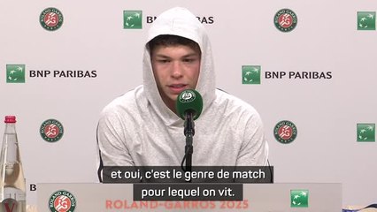 Roland-Garros - Shelton : "Le genre de match pour lequel on vit"
