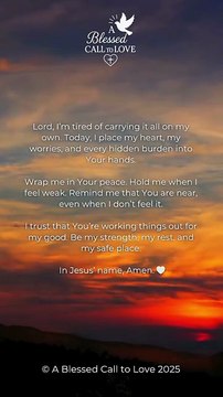 Let this prayer remind you: God’s got you. 🤍🙏