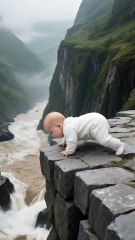 Dog helping a cute baby #animals #shorts #pat