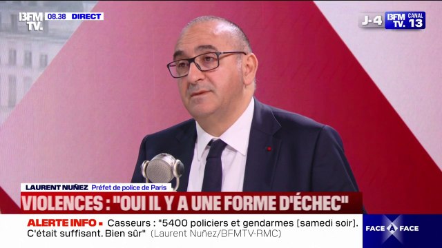 Pillages en marge du sacre du PSG: Il faut qu'on ait des textes qui permettent d'être répressifs , souligne Laurent Nuñez