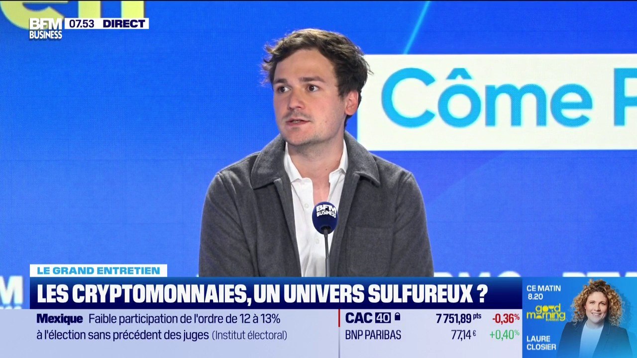 Côme Prost-Boucle, DG de Coinbase France sur le marché des cryptos: "Il y a une volonté des clients de s'exposer à cette classe d'actifs"