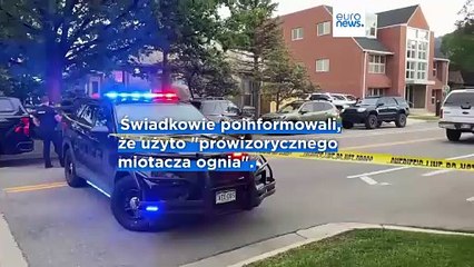 USA: mężczyzna rzucił się na manifestantów z miotaczem ognia