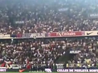 Tour d'honneur Pedro PSG ASSE