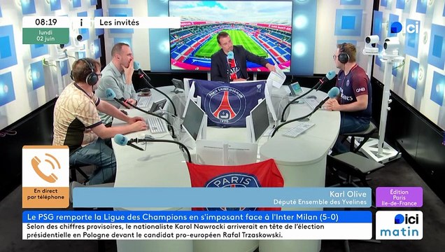 Sacre du PSG en Ligue des Champions : Karl Olive, député des Yvelines, et Romain Mabille, président des Ultras parisiens réagissent à la victoire de Paris
