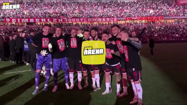 Samsunspor’dan Avrupa kutlaması!