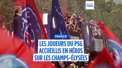 Victoire du PSG en Ligue des champions : les joueurs accueillis en héros à l'Élysée