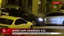 Esenyurt'ta bıçaklı kavgada araç kapısıyla ayağı kırıldı