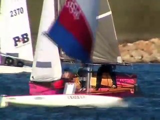 National 12 Dinghy Sailing Action