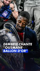 La belle communion entre Dembélé et les supporters du PSG ! 😍