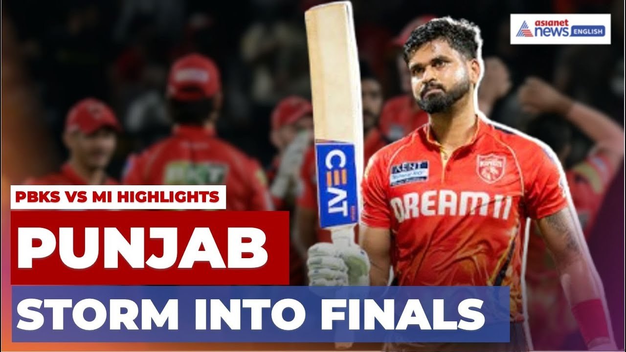 IPL 2025 PBKS vs MI Highlights | Shreyas Iyer’s Masterclass Powers Punjab Kings to Final