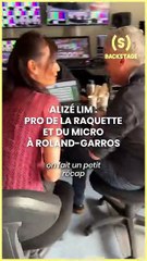 SIMONE - BACKSTAGE : Alizé Lim à Roland-Garros