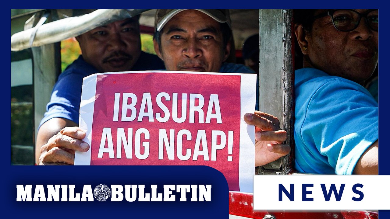 Transport groups stage protest opposing NCAP