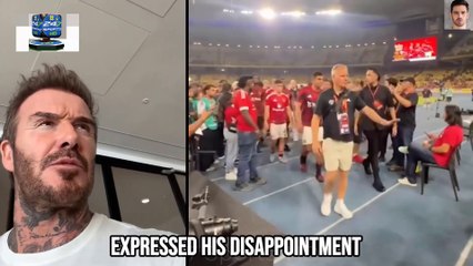Beckham SLAMS Man United players behavior during the post-season tour, as Garnacho posting this..