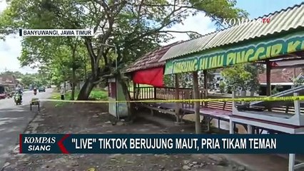 Komentar di Live Tiktok Berujung Maut, Pemuda Banyuwangi Tewas Ditusuk Teman Sendiri