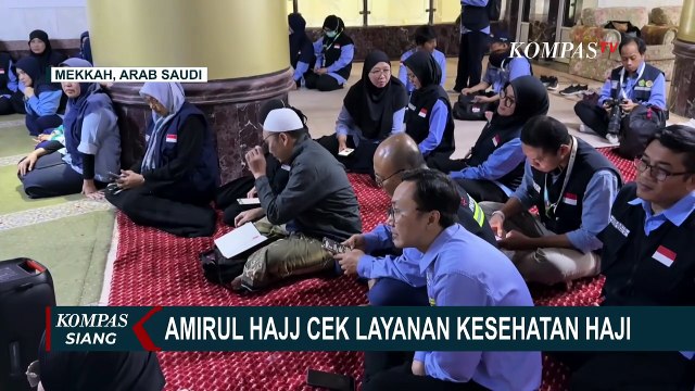 Tinjau Layanan Kesehatan Jemaah Haji, Amirul Hajj: Petugas Kesehatan Kita Jumlahnya Terbatas