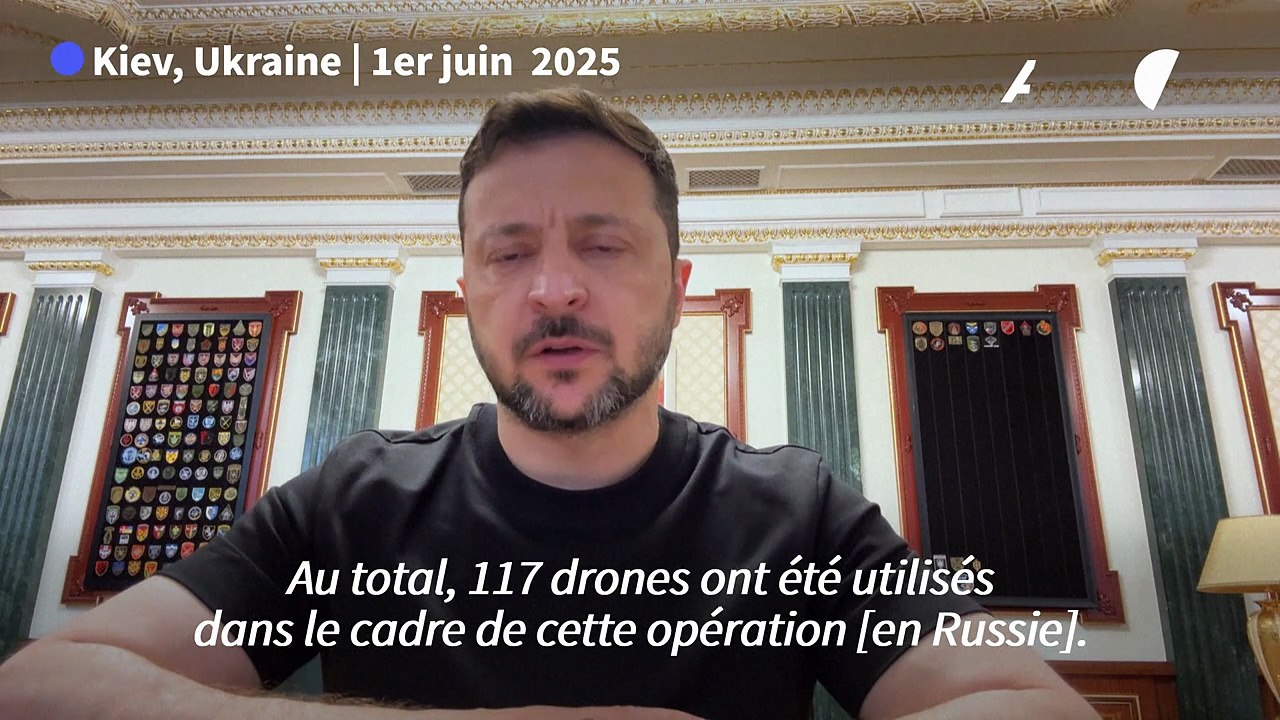 117 drones ont été utilisés dans l'attaque contre l'aviation militaire russe (Zelensky)