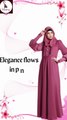 The Incredible Pink Abaya dress with luxurious fabric