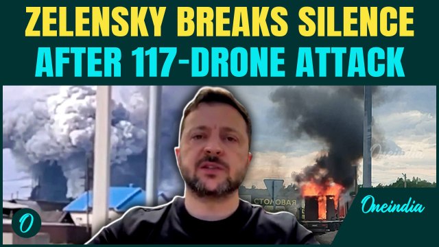 Ukraine’s Bold ‘Spiderweb’ Drone Offensive:Zelensky Reveals How 117 Drones Destroyed Russian Bombers