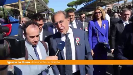 La Russa "ll 2 giugno unisce tutti gli italiani senza eccezioni"