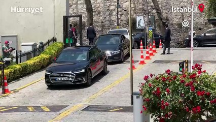 Türkiye-Rusya-Ukrayna Üçlü Toplantısı için heyetler Çırağan Sarayı'na geldi
