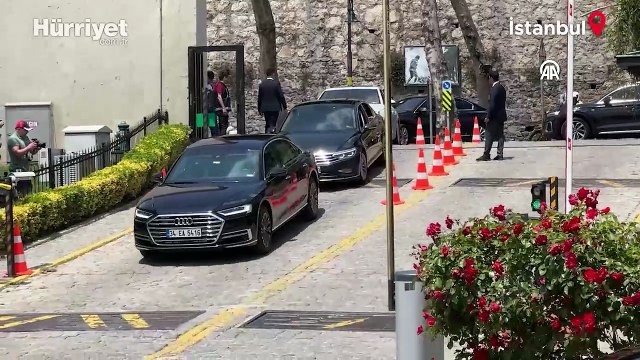 Türkiye-Rusya-Ukrayna Üçlü Toplantısı için heyetler Çırağan Sarayı'na geldi