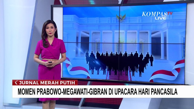 Momen Akrab Presiden Prabowo, Wapres Gibran dan Megawati di Upacara Hari Lahir Pancasila